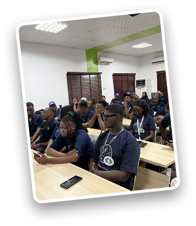Audience at a tech talk